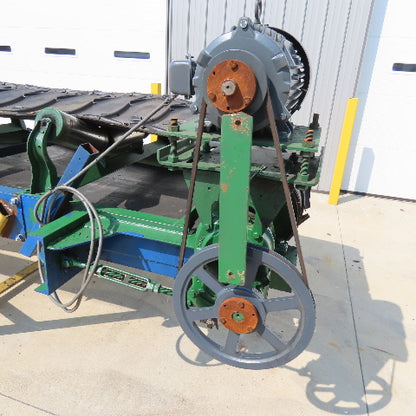 36" Wide x 22' Incline Troughing Conveyor 74FPM 230/460V