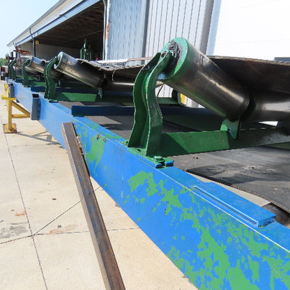 36" Wide x 22' Incline Troughing Conveyor 74FPM 230/460V