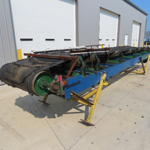 36" Wide x 22' Incline Troughing Conveyor 74FPM 230/460V