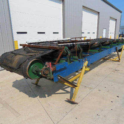 36" Wide x 22' Incline Troughing Conveyor 74FPM 230/460V