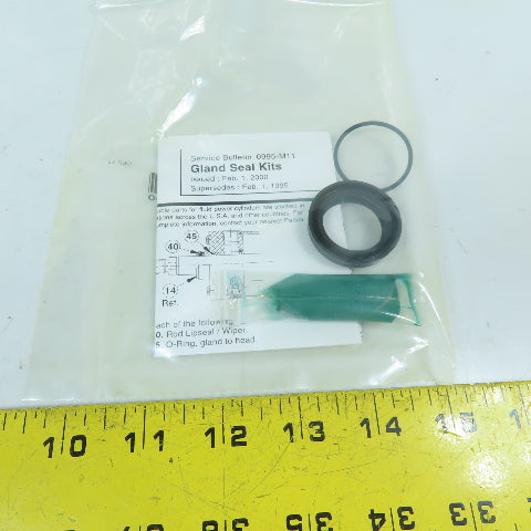 Parker RK02MA0101 1" 2MA Rod Seal Kit For Pneumatic Cylinder