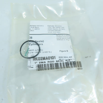 Parker RK02MA0101 1" 2MA Rod Seal Kit For Pneumatic Cylinder