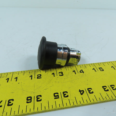 Schneider ZB4BT2 40mm Black Mushroom Latching Push-Pull Pushbutton Operator Head