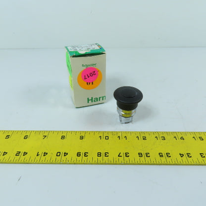 Schneider ZB4BT2 40mm Black Mushroom Latching Push-Pull Pushbutton Operator Head