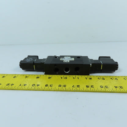 Parker P0194753 B521ACB53C 4-Way Double Solenoid Pneumatic Valve 120VAC/67VDC