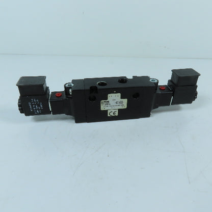 Parker P0194753 B521ACB53C 4-Way Double Solenoid Pneumatic Valve 120VAC/67VDC