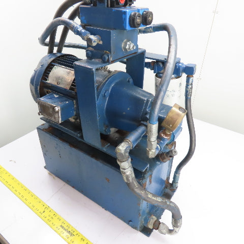 5HP Hydraulic Power Unit Pump 230/460V 3Ph 8 Gallon Tank