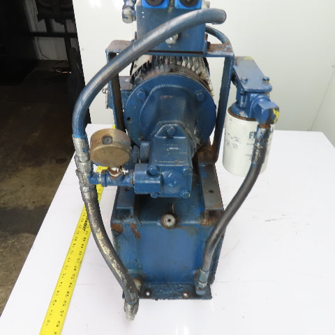 5HP Hydraulic Power Unit Pump 230/460V 3Ph 8 Gallon Tank