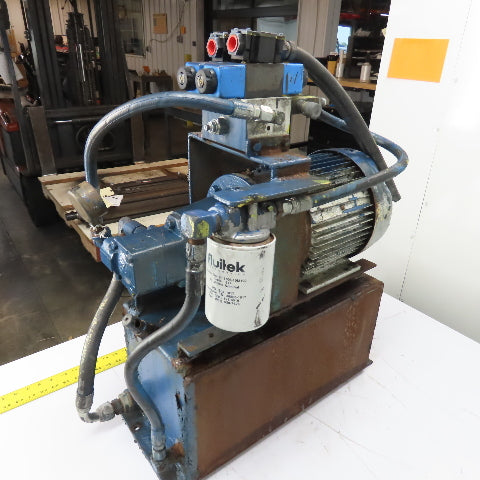 5HP Hydraulic Power Unit Pump 230/460V 3Ph 8 Gallon Tank