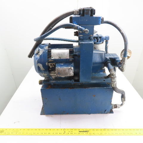5HP Hydraulic Power Unit Pump 230/460V 3Ph 8 Gallon Tank