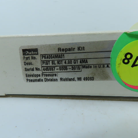 Parker PK4004MA01 4in Bore Air Cylinder Piston Seal Repair Kit