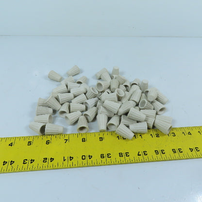 #8 Ceramic Twist-On Wire Connectors Lot Of 65