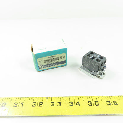 Telemecanique ZB4BW061 Contact & Light Block Assembly 1NO BA9S 600V NEW