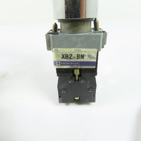 Telemecanique XB2-BN Green Illuminated Push/Pull Mushroom Pushbutton 120V NEW