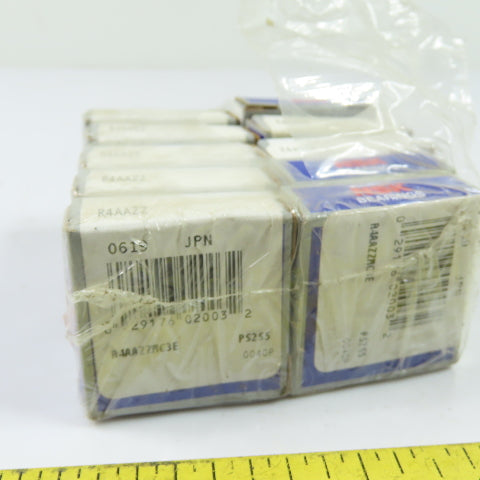 NSK R4AAZZ Deep Groove Ball Bearing 1/4" Bore x 3.5" OD Lot Of 10