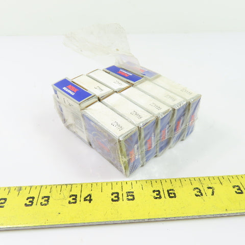 NSK R4AAZZ Deep Groove Ball Bearing 1/4" Bore x 3.5" OD Lot Of 10