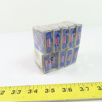 NSK R4AAZZ Deep Groove Ball Bearing 1/4" Bore x 3.5" OD Lot Of 10