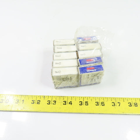 NSK R4AAZZ Deep Groove Ball Bearing 1/4" Bore x 3.5" OD Lot Of 10