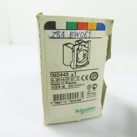 Schneider Electric ZB4BW061 Pilot Light Block Body 1NO 250V NEW