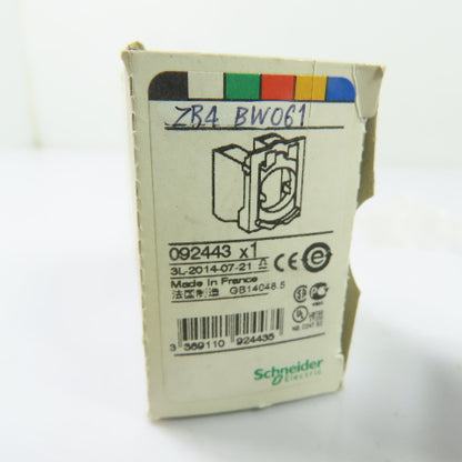 Schneider Electric ZB4BW061 Pilot Light Block Body 1NO 250V NEW
