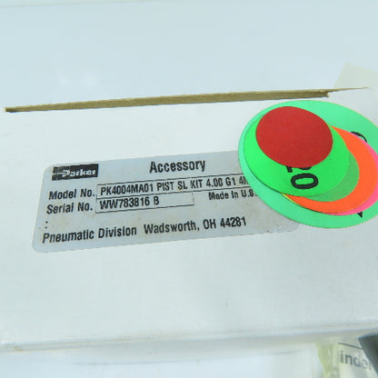Parker PK4004MA01 4" Bore Pneumatic Cylinder Piston Seal Repair Kit