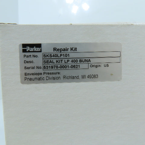 Parker SKS40LP101 LP400 Series Air Cylinder Repair Seal Kit Buna-N