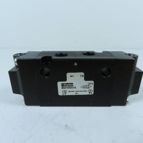 Parker B541000XXC 4-Way 2-Position Air Pilot Directional Valve 1/4in NPT