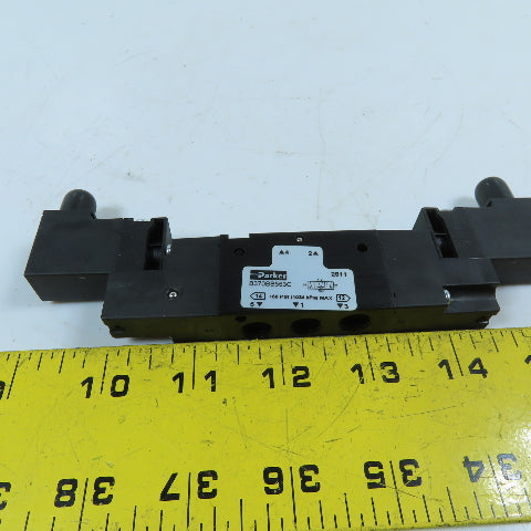 Parker P2E-KV31F B370BB553C 2-Position Double Solenoid Air Control Valve 120VAC