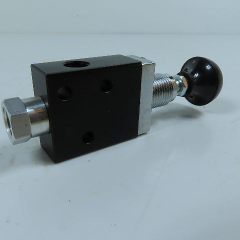 Parker 404411000 3-Way 2-Position Manual Poppet Valve w/ Pull Button 150PSI