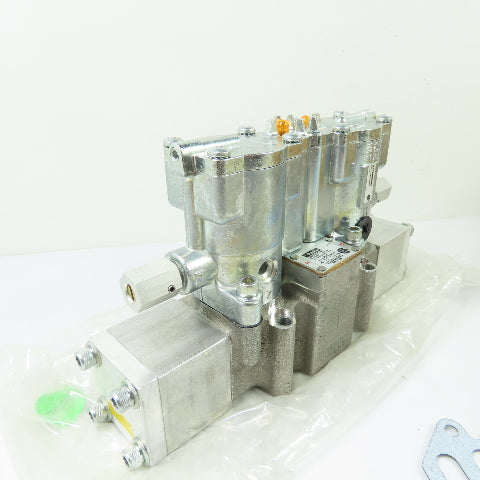 Parker L6653921153 3-Position Solenoid Pneumatic Control Valve 110/120VAC NEW