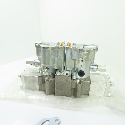 Parker L6653921153 3-Position Solenoid Pneumatic Control Valve 110/120VAC NEW