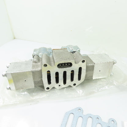 Parker L6653921153 3-Position Solenoid Pneumatic Control Valve 110/120VAC NEW