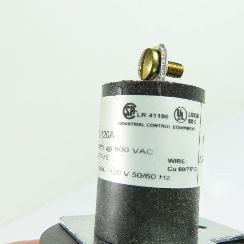 MDI 30NO-120A 30A SPST NO Mercury Displacement Relay 120V Coil 600VAC NEW