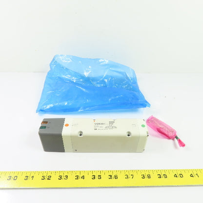 SMC VQ5301-3W 3-Position Double Solenoid 5-Port Pneumatic Valve 0.2-1.0MPa