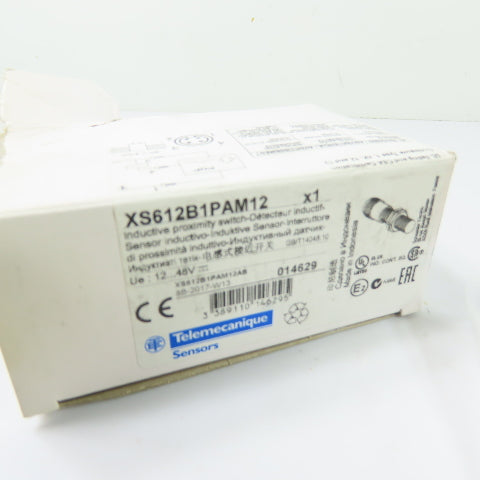 Telemecanique XS612B1PAM12 Inductive Proximity Switch 4mm Range 12-48VDC NEW