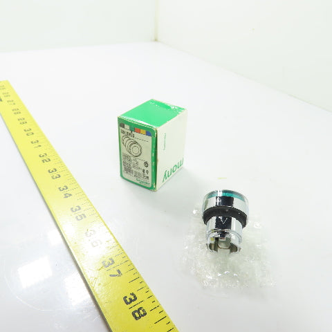Schneider Electric ZB4BW33 22mm Green Illuminated Flush Pushbutton Head NEW