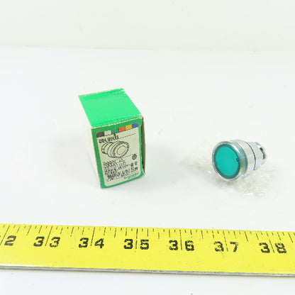 Schneider Electric ZB4BW33 22mm Green Illuminated Flush Pushbutton Head NEW