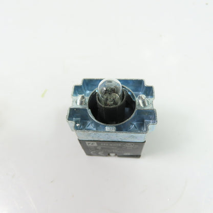 TC RB2-BW06 BA9S Pilot Light Lamp Base Module w/ Bulb 130V