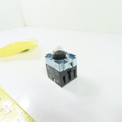 TC RB2-BW06 BA9S Pilot Light Lamp Base Module w/ Bulb 130V