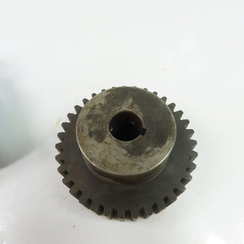 Martin S1035 35-Tooth 10 Pitch 14.5° Steel Spur Gear 3/4" Bore 3.68" OD