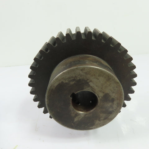 Martin S1035 35-Tooth 10 Pitch 14.5° Steel Spur Gear 3/4" Bore 3.68" OD