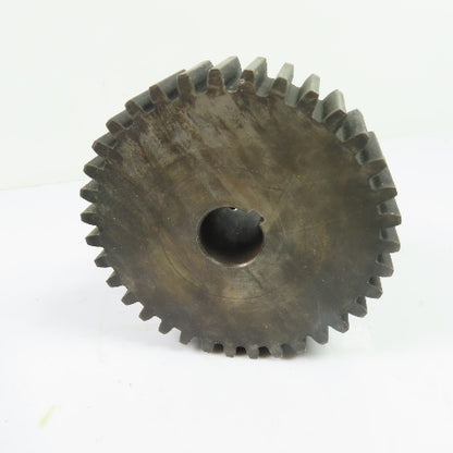 Martin S1035 35-Tooth 10 Pitch 14.5° Steel Spur Gear 3/4" Bore 3.68" OD