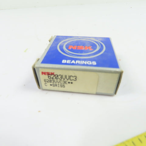 NSK 6203VVC3 17x40x12mm Deep Groove Ball Bearing NEW