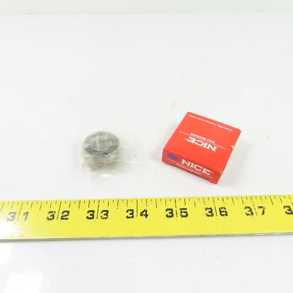 NICE 1616DCTNTG18 1/2" ID Sealed Ball Bearing 1-1/8" OD x 3/8" Width 1616TM