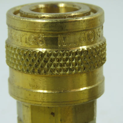 Tomco M180 1/4" NPT Brass Quick Disconnect Coupler Socket Lot Of 3