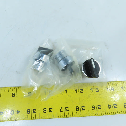 RB2-BD3 22mm 3-Position Maintained Selector Switch Operating Head Lot Of 3