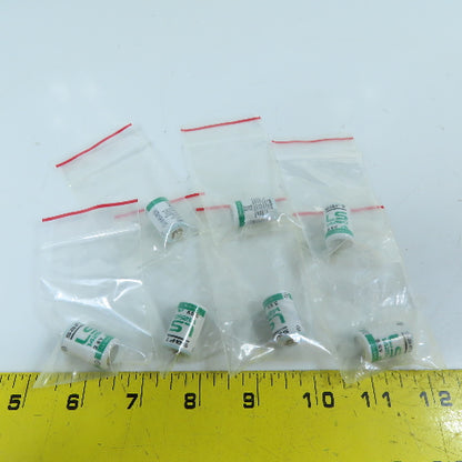 Saft LS14250 3.6V Lithium Battery 1/2AA Li-SOCl2 Lot Of 7