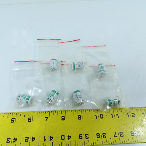 Saft LS14250 3.6V Lithium Battery 1/2AA Li-SOCl2 Lot Of 7