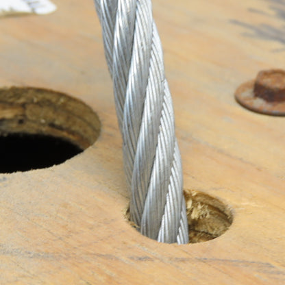 3/8" 7x19 Galvanized Wire Rope Spool 400'