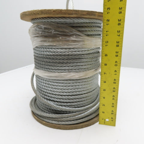 3/8" 7x19 Galvanized Wire Rope Spool 400'